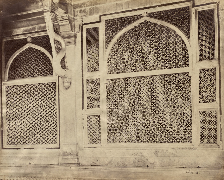 Urban Form: Futtypore Sikri—Two of the Marbled Screens in the Tomb of Sheik Selim Chisti