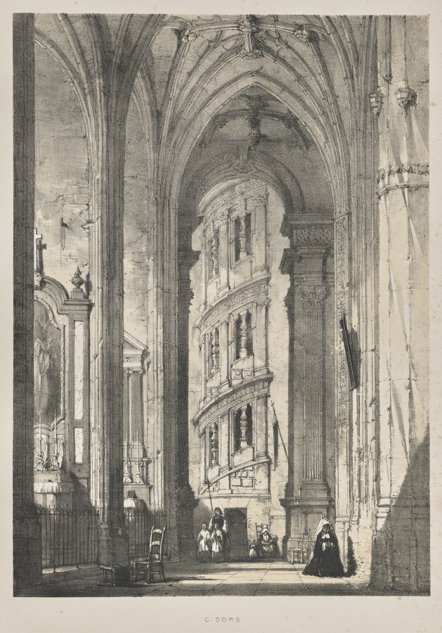 Urban Form: Architecture of the Middle Ages:  Church of St. Gisors, Interior