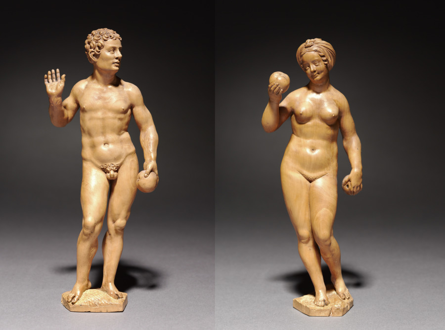Urban Form: Adam and Eve (pair of statuettes)