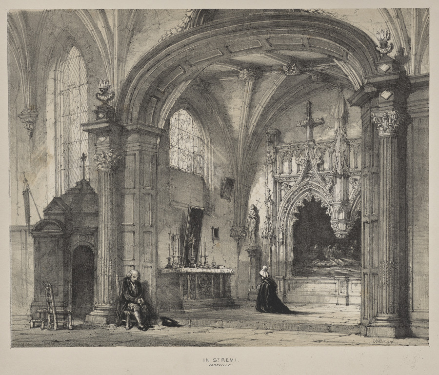 Urban Form: Architecture of the Middle Ages:  In St. Remi, Abbeville