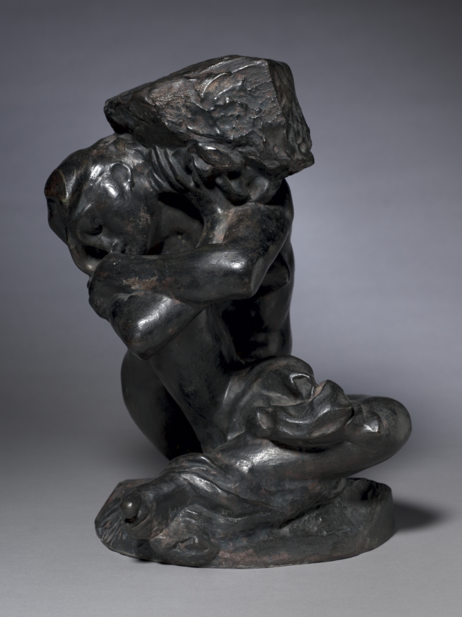 Urban Form: Fallen Caryatid Carrying Her Stone
