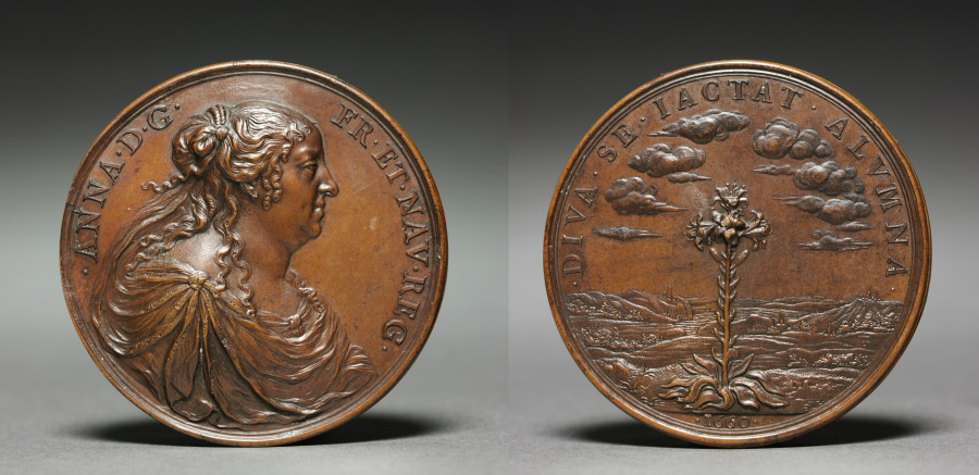 Urban Form: Medal of Anne of Austria (obverse) and (reverse)