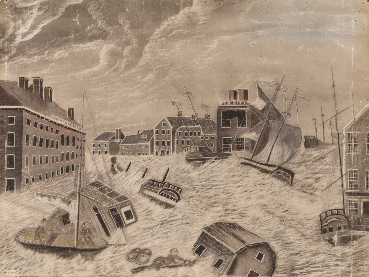 Urban Form: Market Square, Providence, Rhode Island, During the Great September Gale