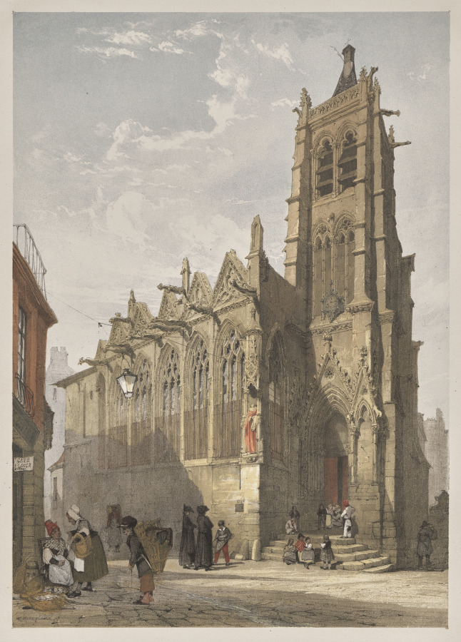 Urban Form: Picturesque Architecture in Paris, Ghent, Antwerp, Rouen:  St. Severin, Paris