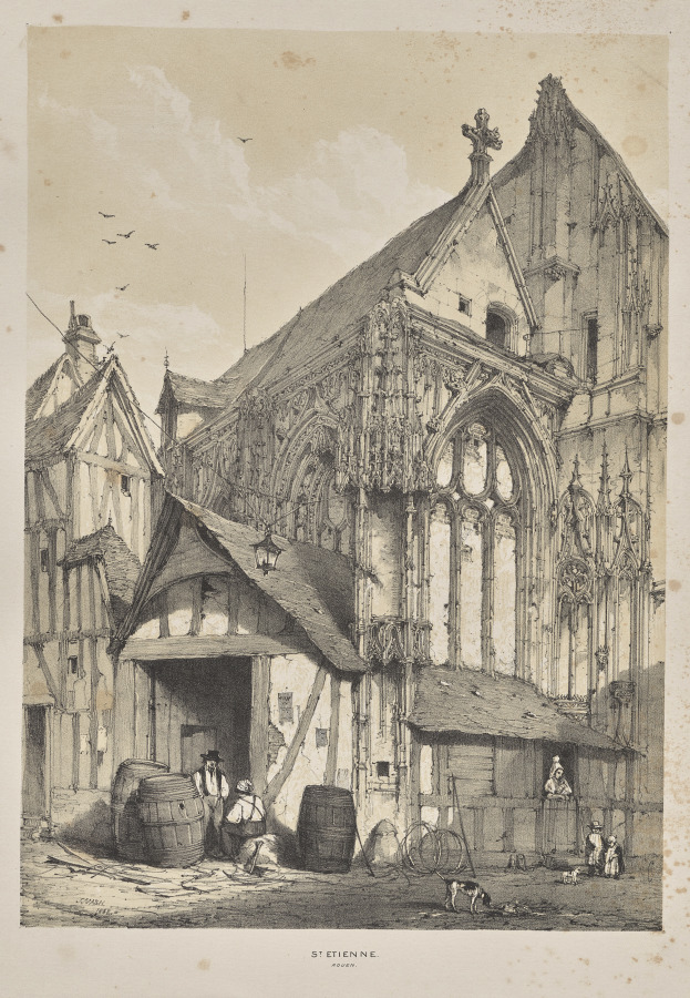 Urban Form: Architecture of the Middle Ages:  St. Etienne, Rouen