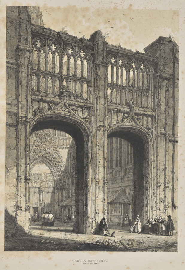 Urban Form: Architecture of the Middle Ages:  Rouen Cathedral, North Entrance