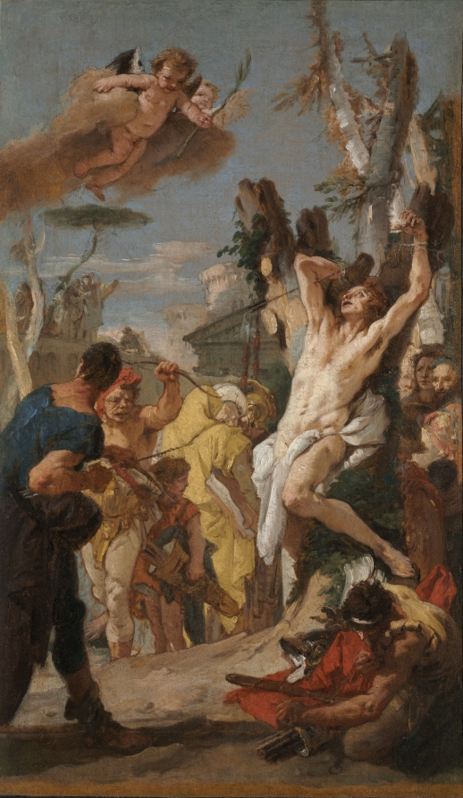 Urban Form: Study for "The Martyrdom of Saint Sebastian" (for the Augustinian monastery at Diessen, Germany)