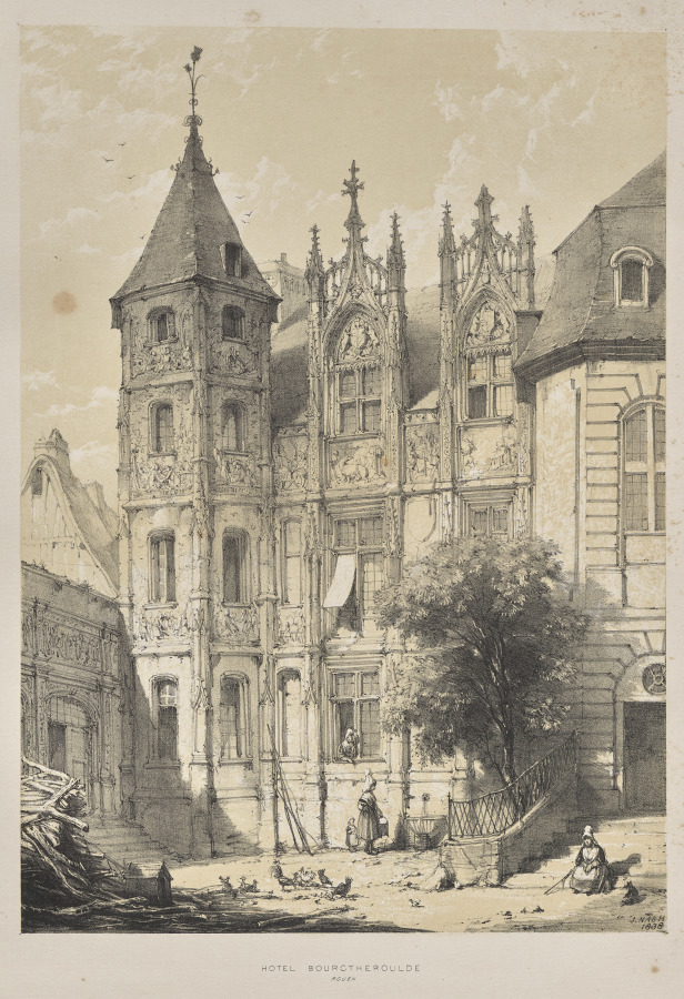 Urban Form: Architecture of the Middle Ages:  Hotel Bourgtheroulde, Rouen