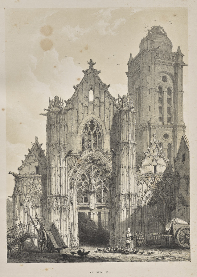 Urban Form: Architecture of the Middle Ages:  At Senlis