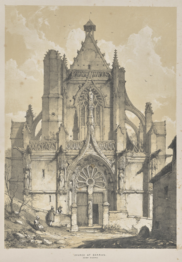 Urban Form: Architecture of the Middle Ages:  Church at Serran, near Gisore
