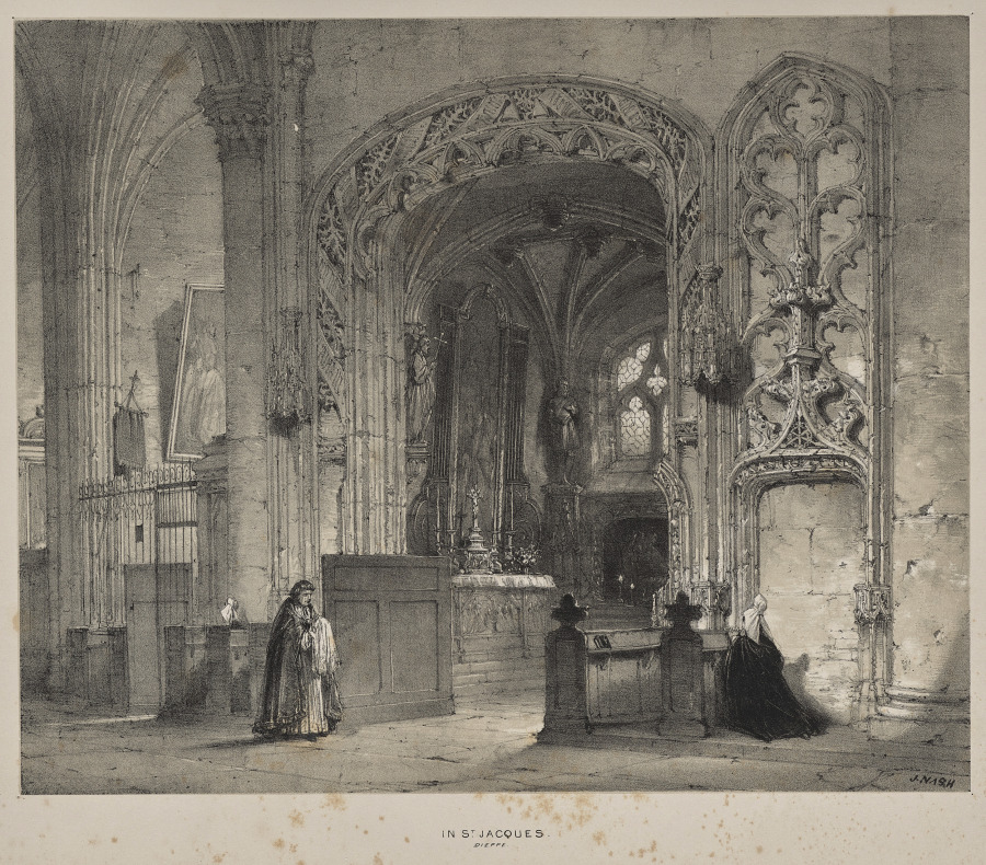 Urban Form: Architecture of the Middle Ages:  Chapel in St. Jacques, Dieppe