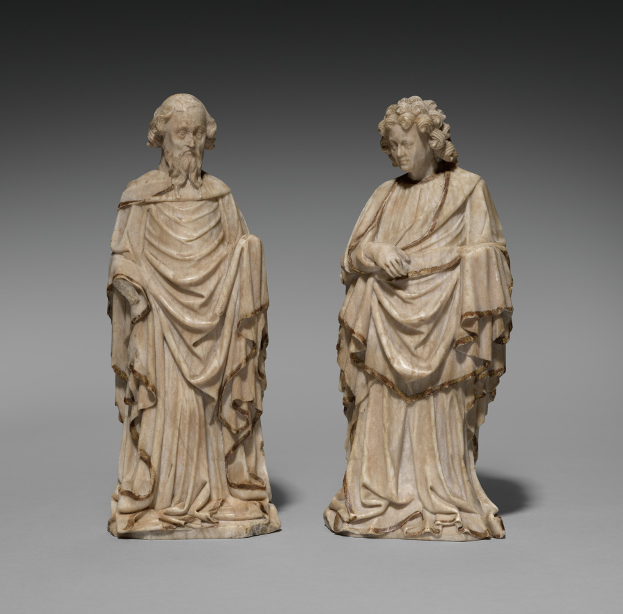 Urban Form: Two Standing Apostles (probably Saint John the Evangelist and St. Paul)