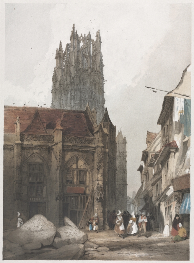 Urban Form: Picturesque Architecture in Paris, Ghent, Antwerp, Rouen:  St. Laurent, Rouen, France